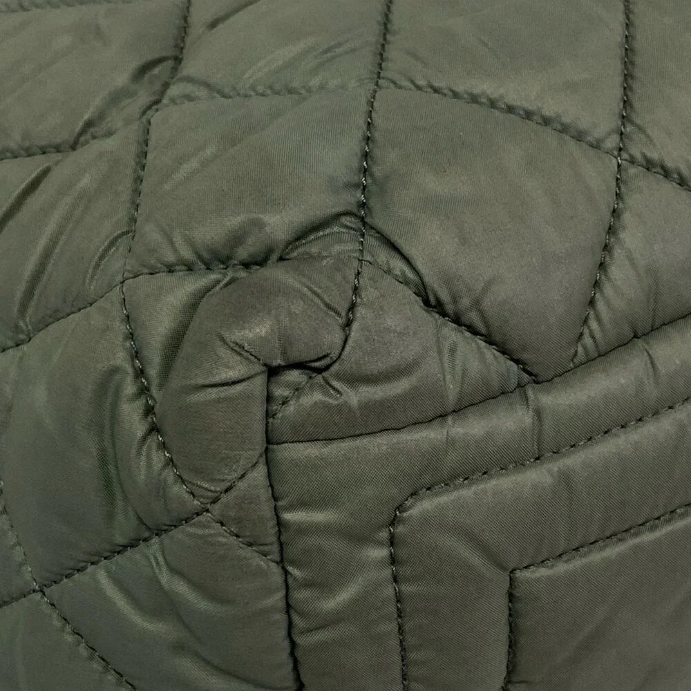 Chanel Coco Cocoon Tote Bag Green Black Gray